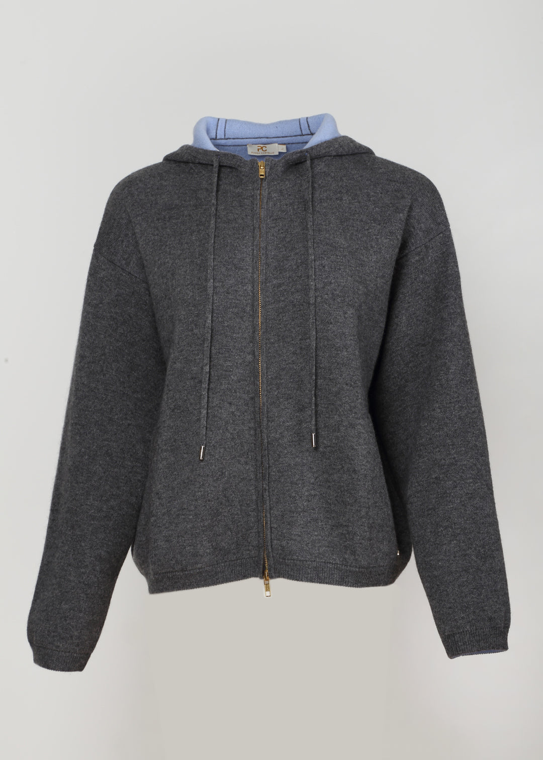 Cashmere Hoodie with Zip