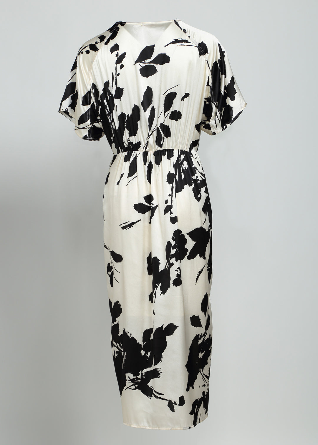 Short Sleeves Eco-Silk Dress