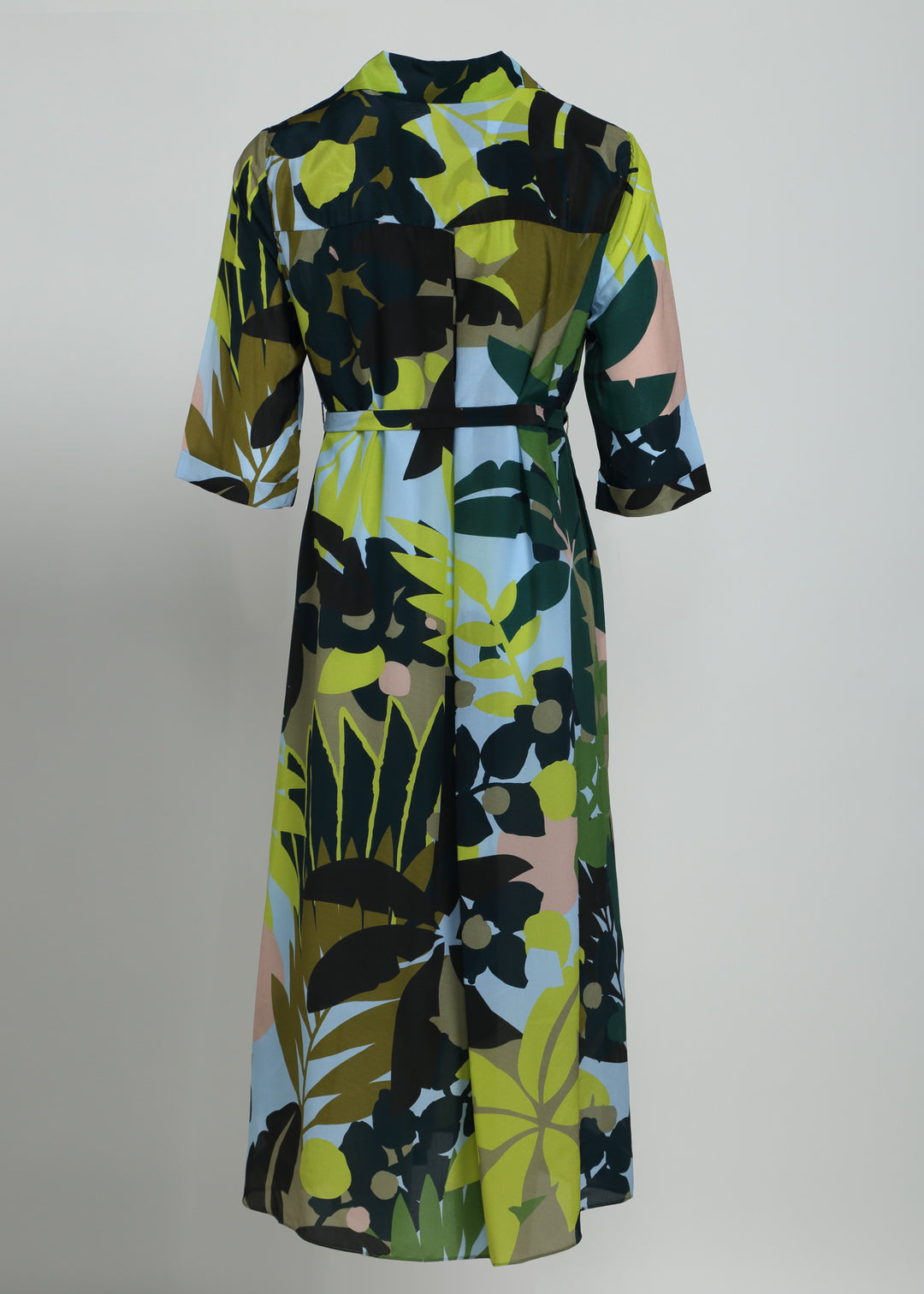 Eco-Silk Floral Dress