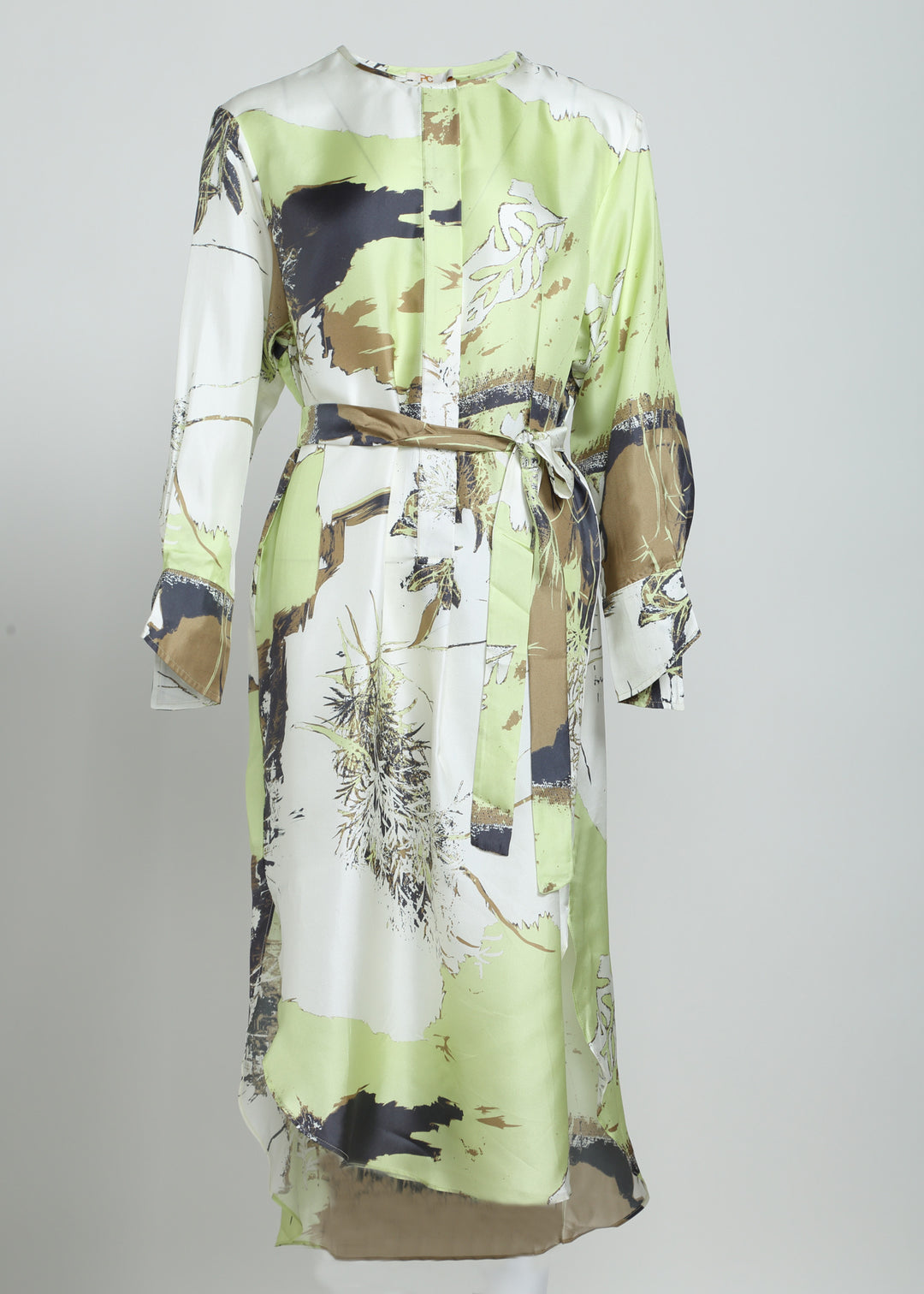 Eco-Silk Dress with Belt