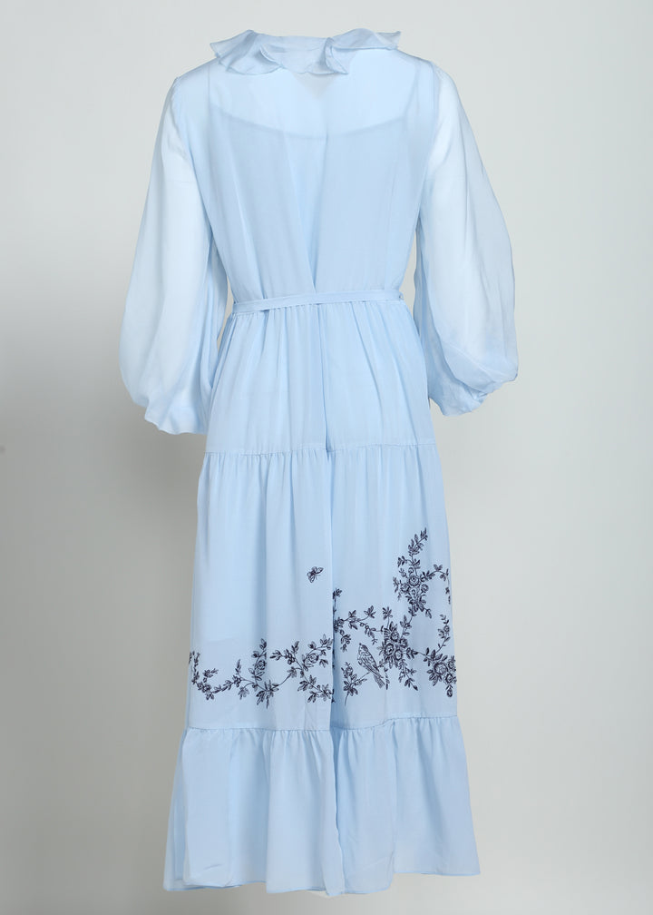 Eco-Silk Maxi-Dress