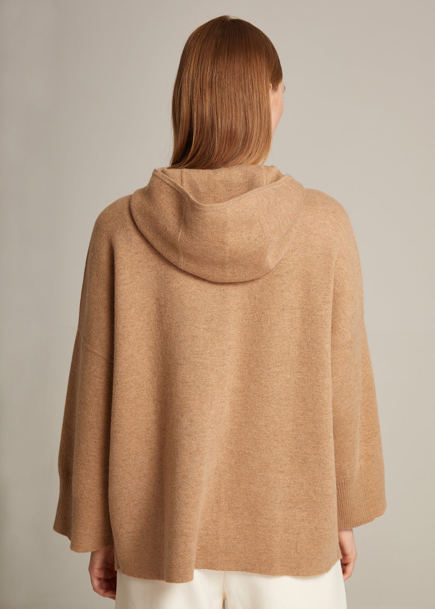 Women's Pure Cashmere Hooded Top
