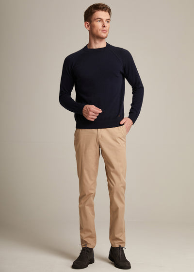 Round-neck Men's Cashmere Pullover