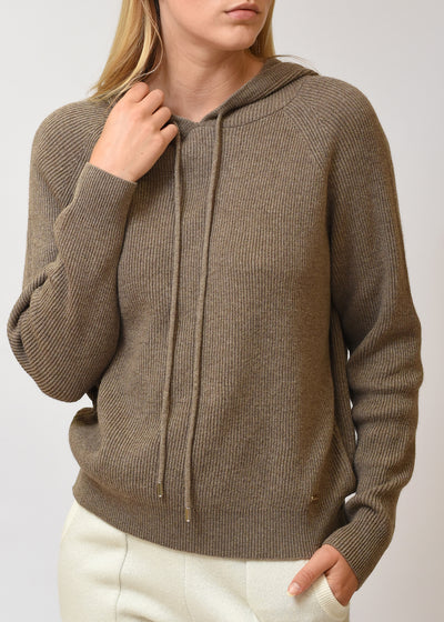 Women's Cashmere Hooded Pullover
