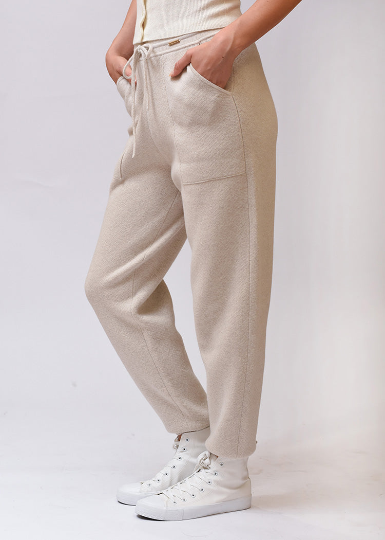 Ankle-Length Cashmere Trousers