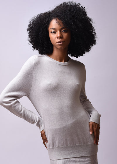Women's Round Neck Cashmere Pullover